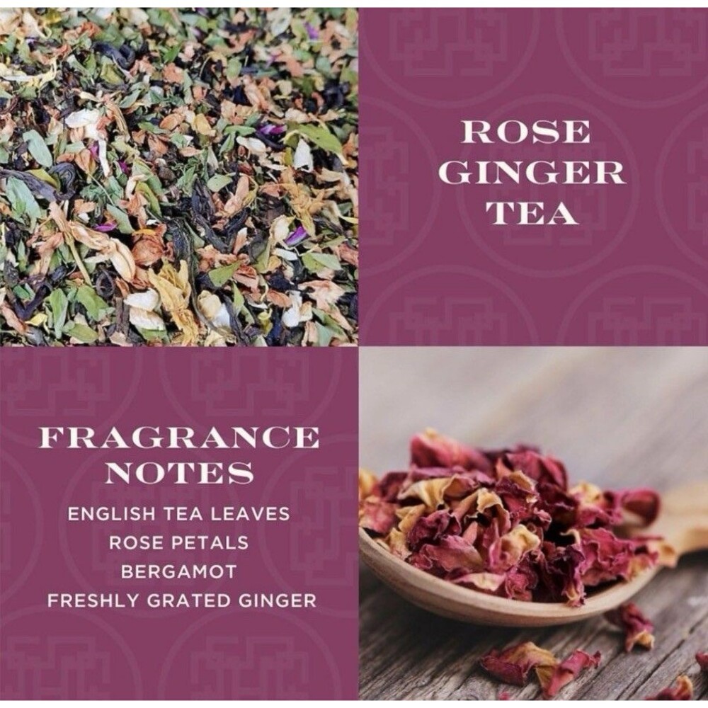 Elton John x Slatkin + Co. Rose Ginger Tea 3pc Candle & Room Spray Set - Picture 2 of 2
